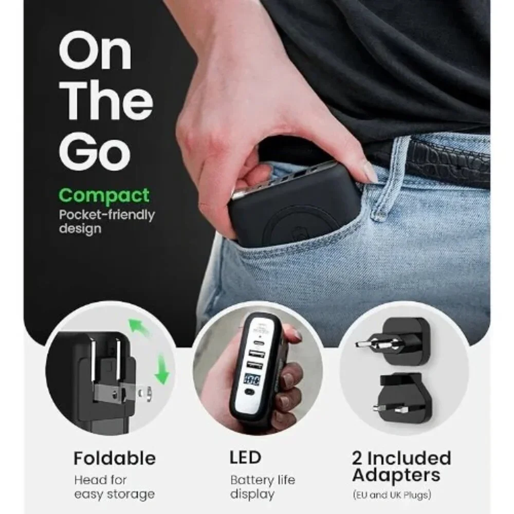 InfinaCore P3 Wireless Travel Portable Charger Bank
